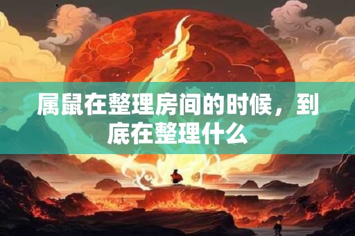 属鼠在整理房间的时候，到底在整理什么