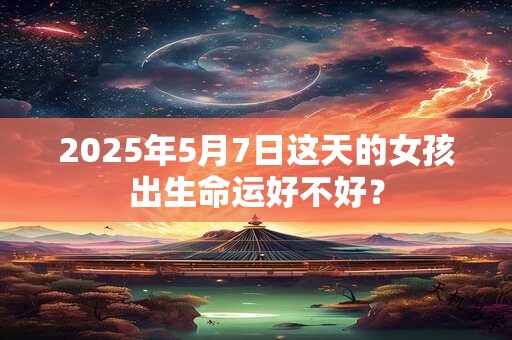 2025年5月7日这天的女孩出生命运好不好？