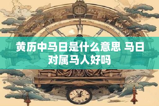 黄历中马日是什么意思 马日对属马人好吗