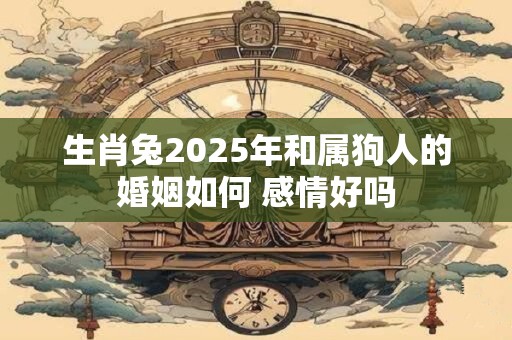 生肖兔2025年和属狗人的婚姻如何 感情好吗