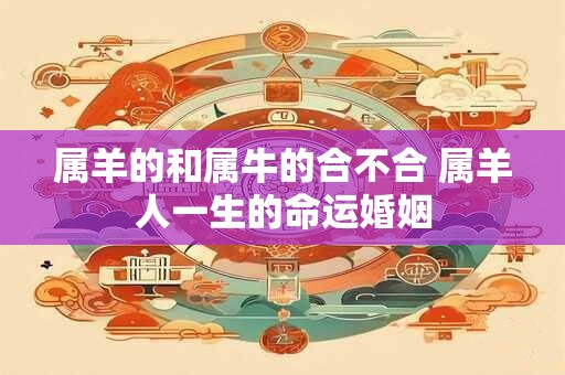 属羊的和属牛的合不合 属羊人一生的命运婚姻