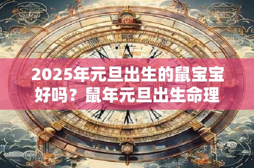 2025年元旦出生的鼠宝宝好吗？鼠年元旦出生命理