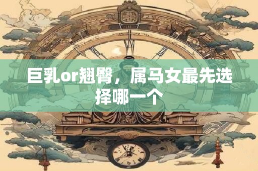 巨乳or翘臀，属马女最先选择哪一个