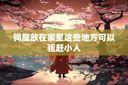 狗屋放在家里这些地方可以驱赶小人