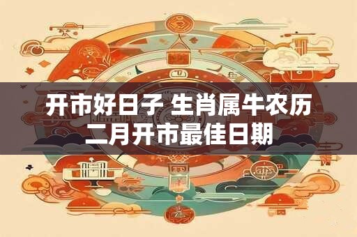 开市好日子 生肖属牛农历二月开市最佳日期