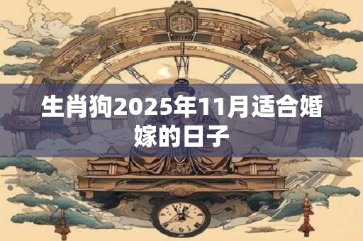 生肖狗2025年11月适合婚嫁的日子