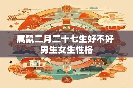 属鼠二月二十七生好不好 男生女生性格