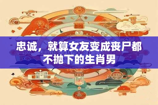 忠诚，就算女友变成丧尸都不抛下的生肖男