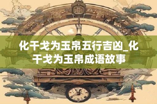 化干戈为玉帛五行吉凶_化干戈为玉帛成语故事