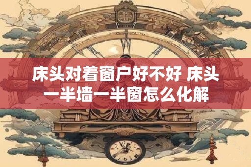 床头对着窗户好不好 床头一半墙一半窗怎么化解