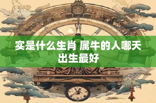 实是什么生肖 属牛的人哪天出生最好
