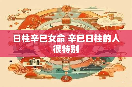 日柱辛巳女命 辛巳日柱的人很特别