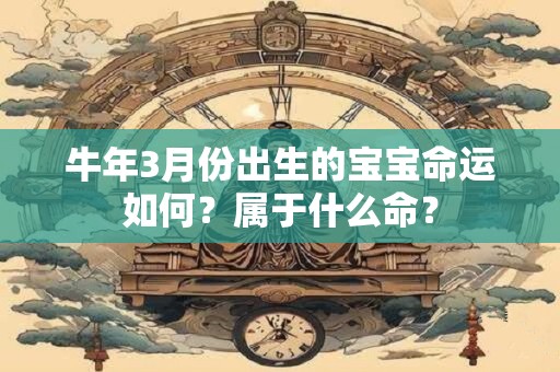 牛年3月份出生的宝宝命运如何？属于什么命？