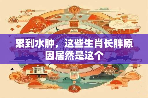 累到水肿，这些生肖长胖原因居然是这个