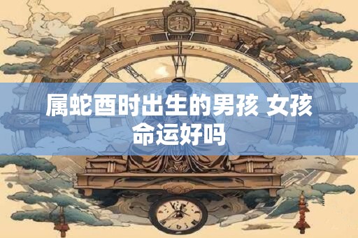 属蛇酉时出生的男孩 女孩命运好吗