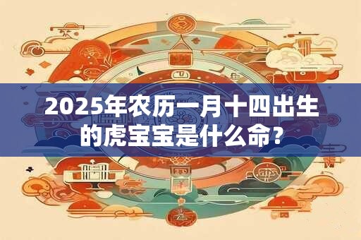 2025年农历一月十四出生的虎宝宝是什么命？