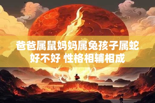 爸爸属鼠妈妈属兔孩子属蛇好不好 性格相辅相成