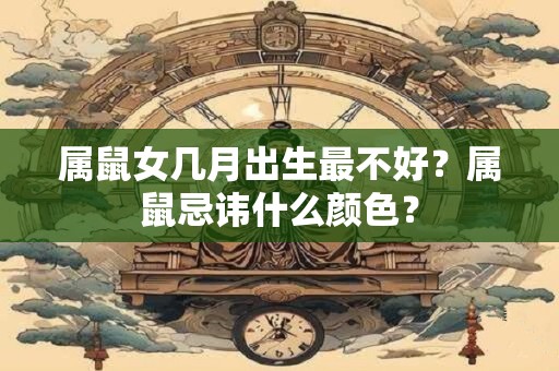 属鼠女几月出生最不好？属鼠忌讳什么颜色？