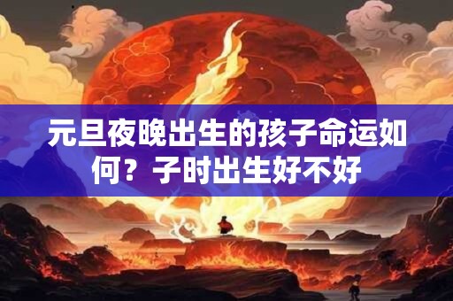 元旦夜晚出生的孩子命运如何？子时出生好不好