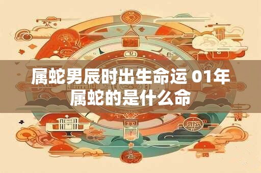 属蛇男辰时出生命运 01年属蛇的是什么命