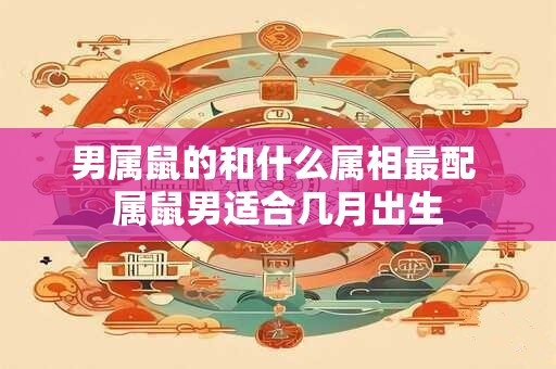 男属鼠的和什么属相最配 属鼠男适合几月出生