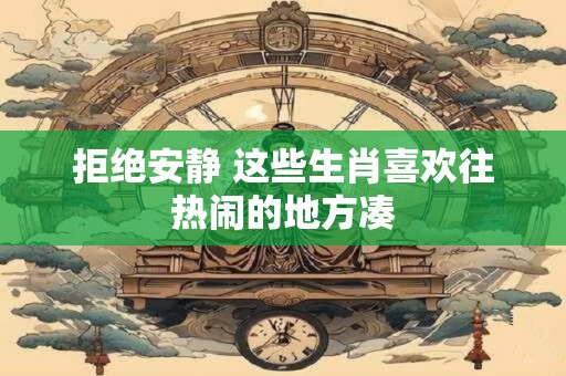 拒绝安静 这些生肖喜欢往热闹的地方凑