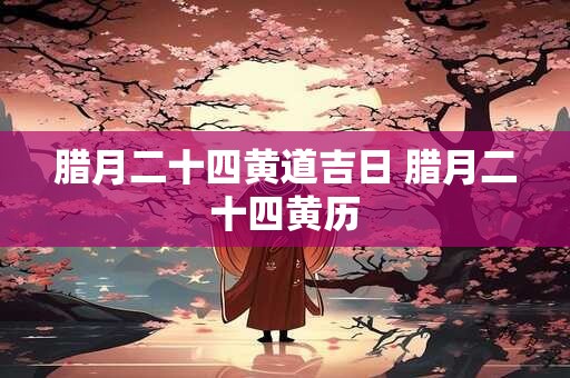 腊月二十四黄道吉日 腊月二十四黄历