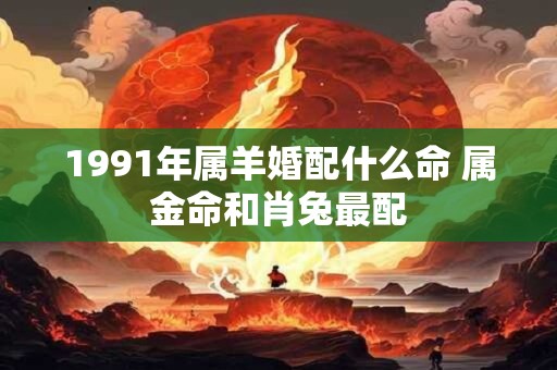 1991年属羊婚配什么命 属金命和肖兔最配