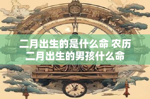 二月出生的是什么命 农历二月出生的男孩什么命
