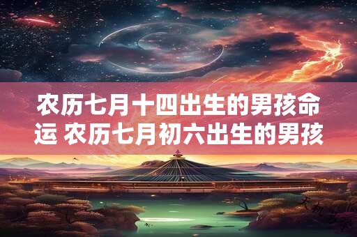 农历七月十四出生的男孩命运 农历七月初六出生的男孩命运