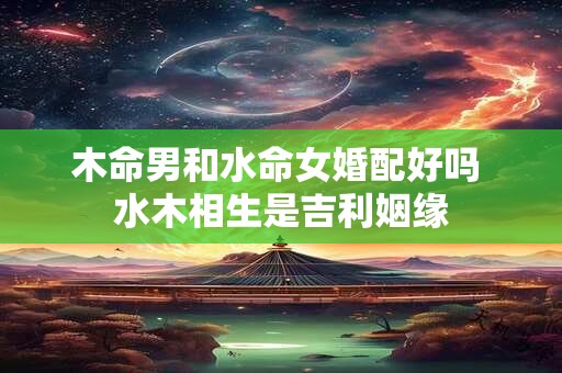木命男和水命女婚配好吗 水木相生是吉利姻缘
