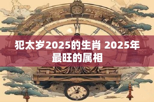 犯太岁2025的生肖 2025年最旺的属相