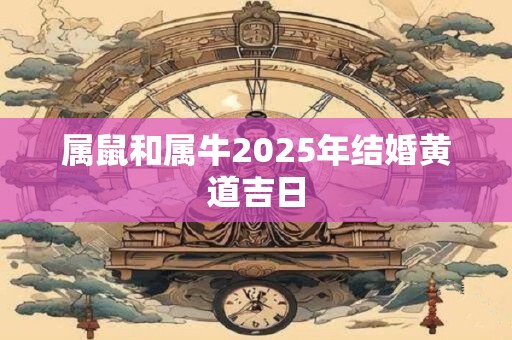 属鼠和属牛2025年结婚黄道吉日