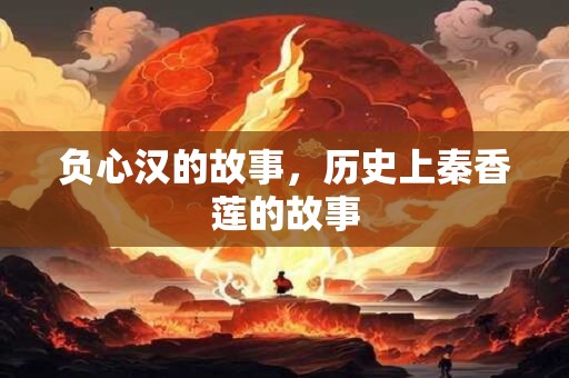 负心汉的故事，历史上秦香莲的故事