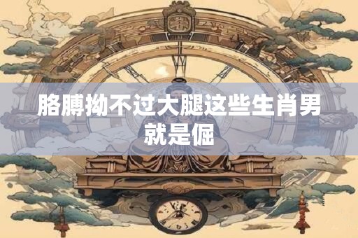 胳膊拗不过大腿这些生肖男就是倔