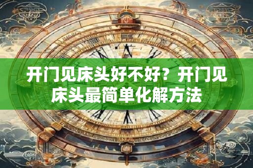 开门见床头好不好？开门见床头最简单化解方法