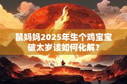 鼠妈妈2025年生个鸡宝宝破太岁该如何化解？