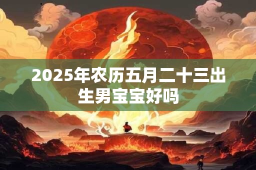 2025年农历五月二十三出生男宝宝好吗