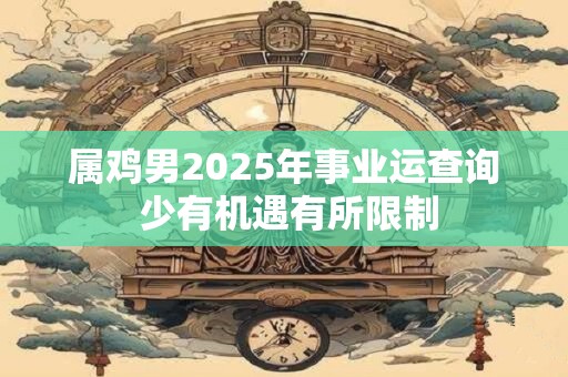 属鸡男2025年事业运查询 少有机遇有所限制