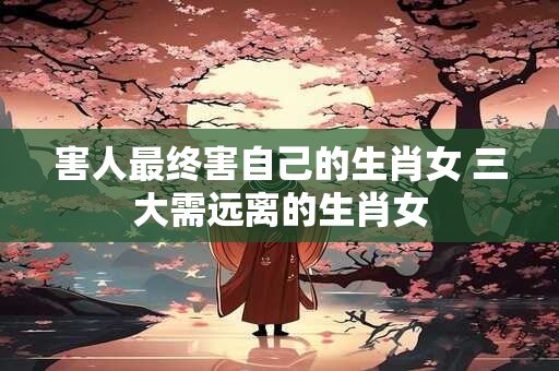 害人最终害自己的生肖女 三大需远离的生肖女