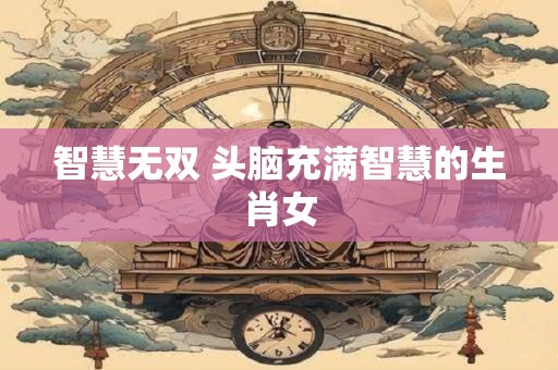 智慧无双 头脑充满智慧的生肖女