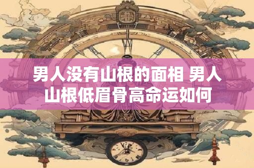 男人没有山根的面相 男人山根低眉骨高命运如何