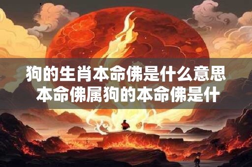 狗的生肖本命佛是什么意思 本命佛属狗的本命佛是什么