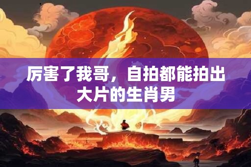 厉害了我哥，自拍都能拍出大片的生肖男