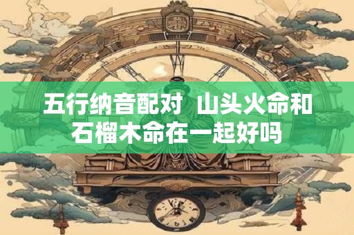 五行纳音配对  山头火命和石榴木命在一起好吗