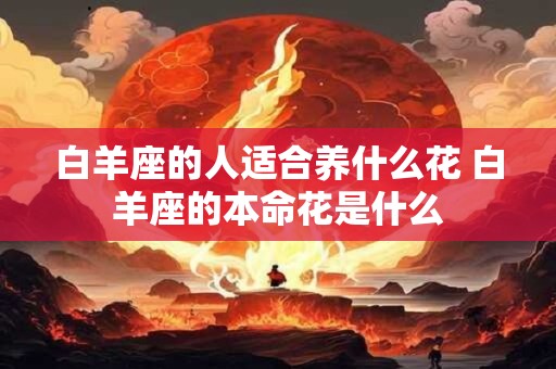 白羊座的人适合养什么花 白羊座的本命花是什么