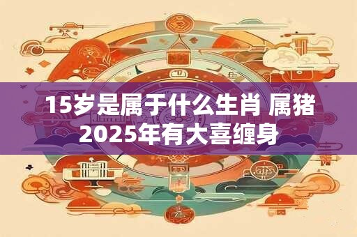 15岁是属于什么生肖 属猪2025年有大喜缠身