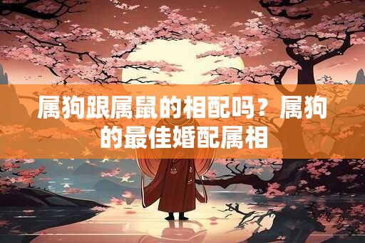 属狗跟属鼠的相配吗？属狗的最佳婚配属相