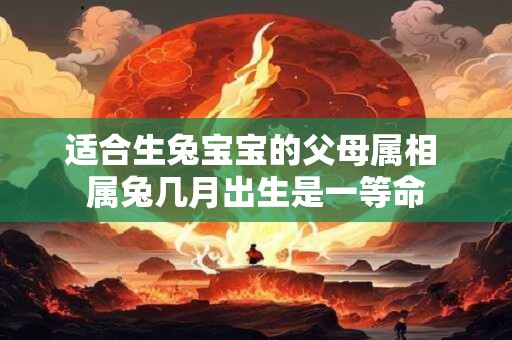 适合生兔宝宝的父母属相 属兔几月出生是一等命