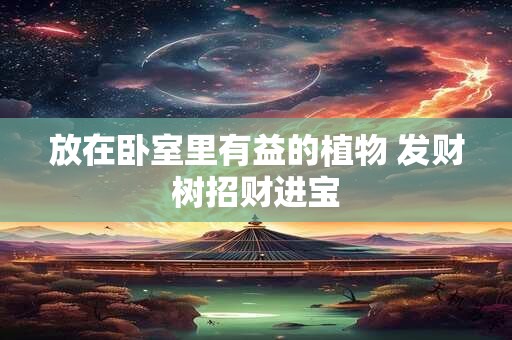 放在卧室里有益的植物 发财树招财进宝